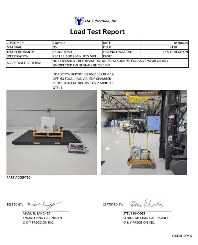 Load Test Cert 0270-11332-01
